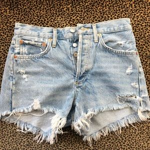 Agolde Parker denim shorts size 25